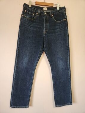Levi's 501 Original Fit Womens Jeans Salsa Authentic Dark Wask Size 31 EUC